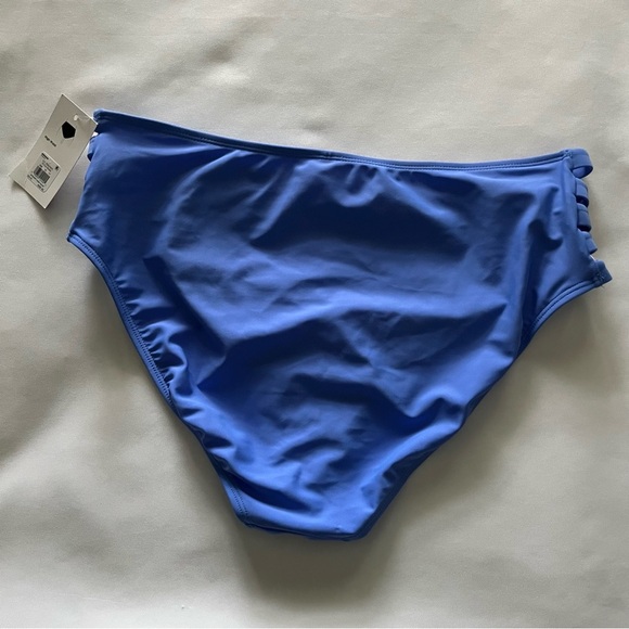 SO Strappy High Waist Caribbean Blue Bikini Bottoms Size Juniors’ XLarge NWT - Picture 10 of 16